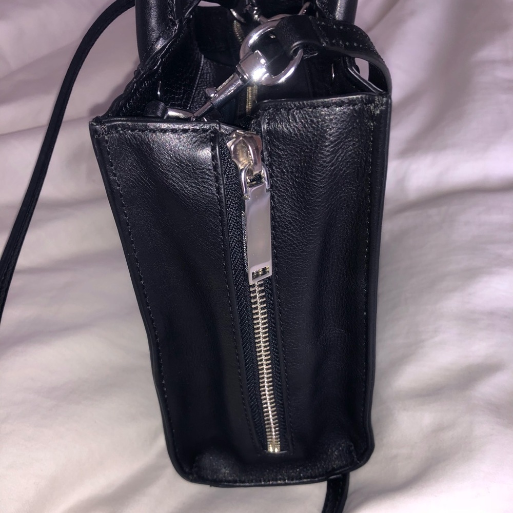 Black Rebecca Minkoff Small MAB Side Zip Satchel - Picture 2 of 7